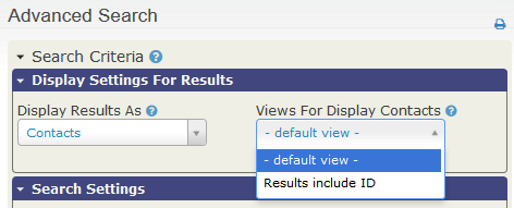 Customize Search Views