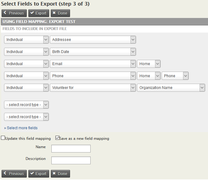 ContactExportFieldSelection