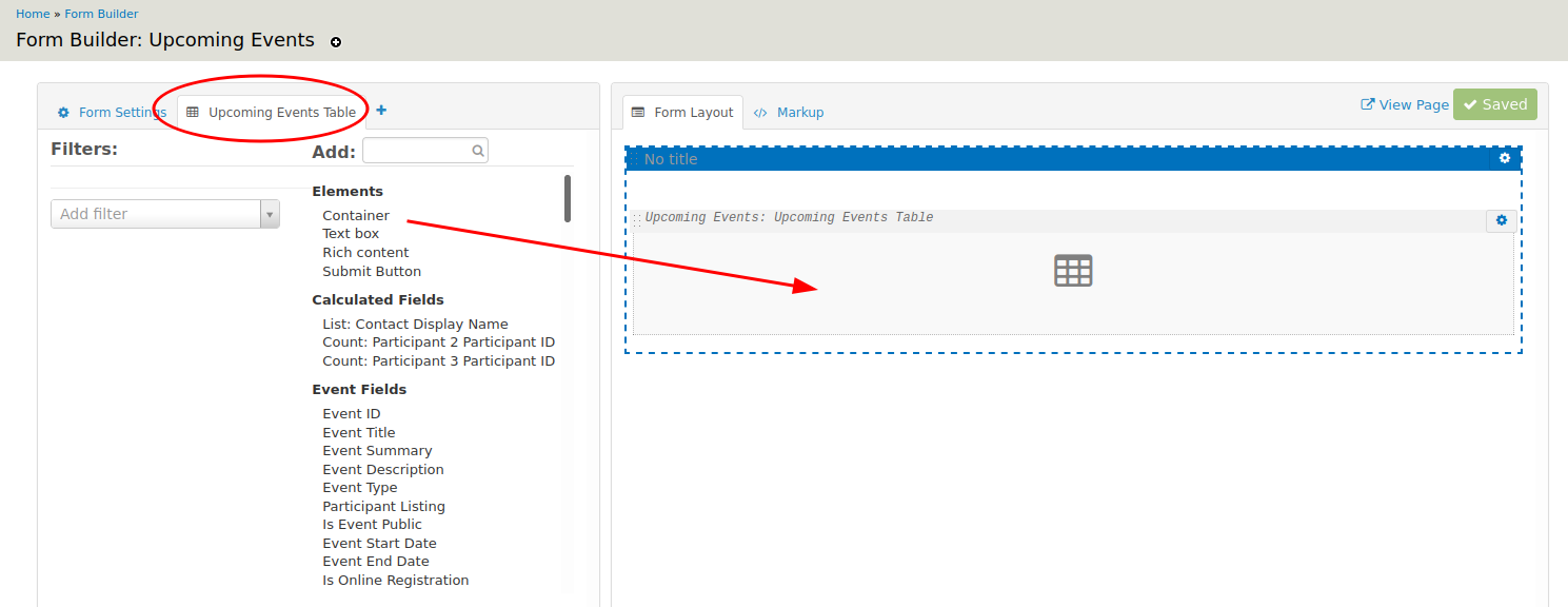 add form elements